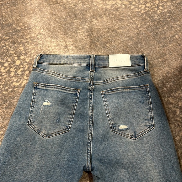 PISTOLA DISTRESSED HIGH WAIST SKINNY JEANS SIZE 27 - Picture 8 of 14